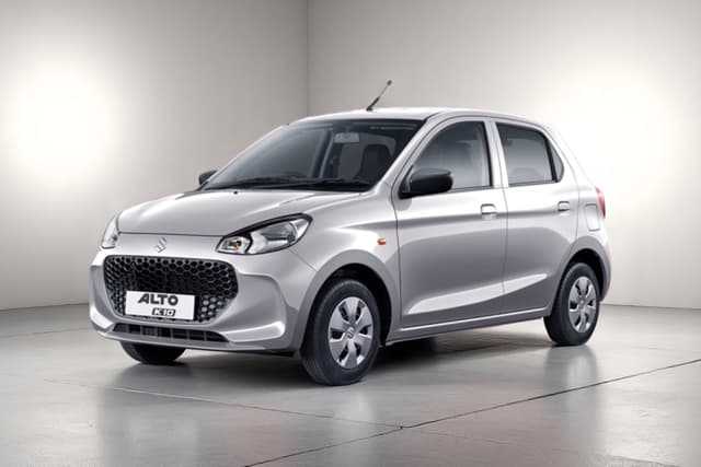 Maruti Suzuki Alto K10 Metallic Silky Silver Color Image